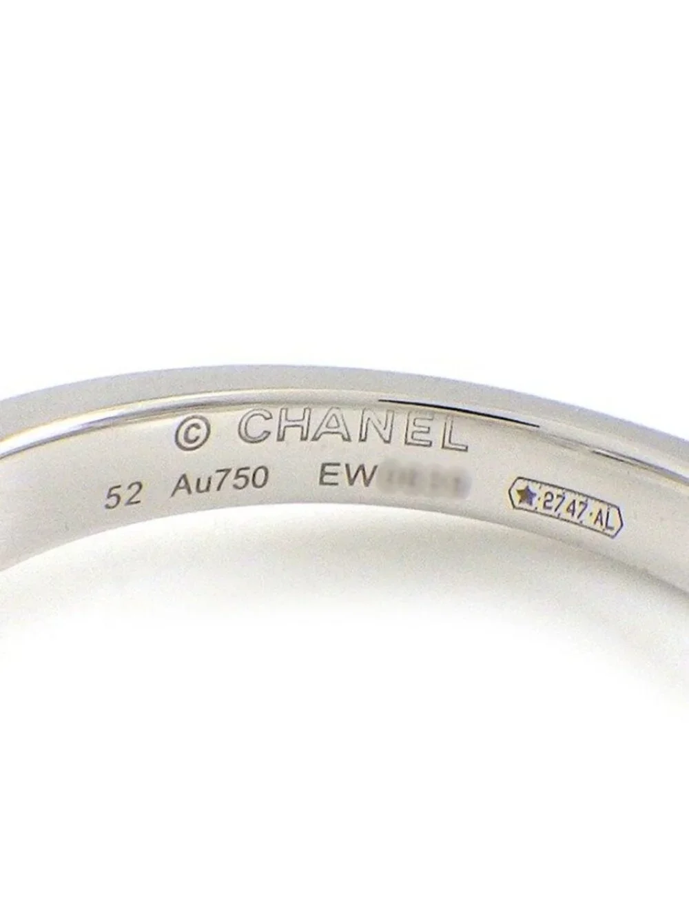 Chanel Ring Comet Shooting Star Motif Half Circle Pave 27 Points Diamond